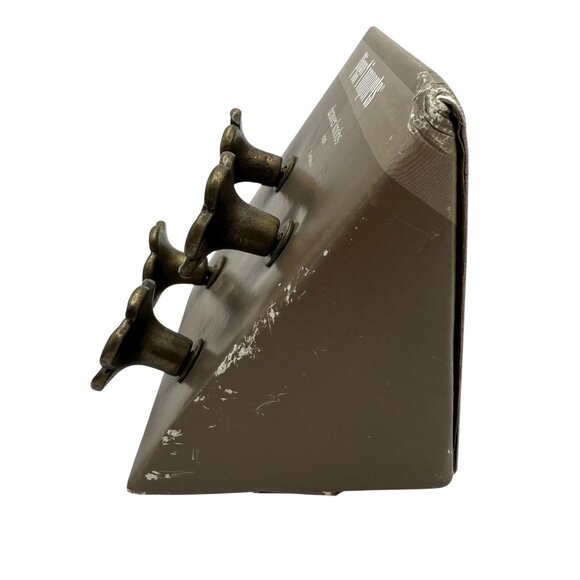 Pier 1 Iron Drawer Knobs Floral Flowers Set of 4 Whimsical Cottagecore NEW - Picture 2 of 7